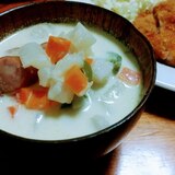 ほっこり☆かぶの豆乳スープ